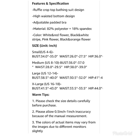 RUFFLE TOP SWIMSUIT - Picture 4 of 4